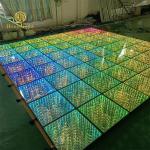 Digital 3D Mirror Starlit Dance Floor for Night Club LED 3D Starry Dance Floor