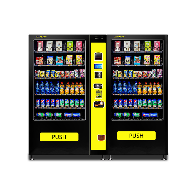 220V 60HZ Combo Snack And Soda Vending Machine 60W Power OEM