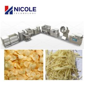 China Fully Automatic Small Scale Potato Chips Making Machine Industrial 220V - 440V wholesale