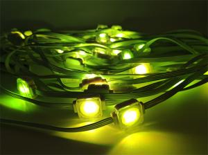 China 1.5w 12v colorful upgraded smart 25mm outdoor Christmas decorative string lights wholesale