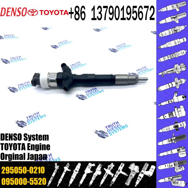 295050-0470 Common rail fuel injector , 295050-0210 for TOYOTA 1KD-FTV 23670