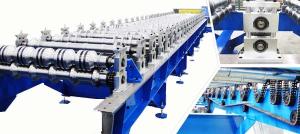 China 45# Steel Roof Sheet Forming Machine 380V / 50HZ / 3Phase wholesale