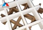 RAL Color Aluminium Grid Ceiling Perforated Suspended W25 X H80 X L440mm