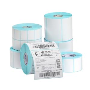 China 50mm×25mm Self Adhesive Thermal Label Paper Roll 65gsm 40 X 30mm wholesale