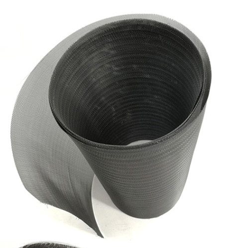 Twill Weave Pure Titanium Wire Mesh 100 200 Mesh Black