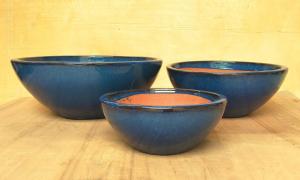 China Outdoor Ceramic Pots, Ceramic Planter, Glazed Pots, Flower Pots, Garden Flower Pots GW1177 Set3 on sale