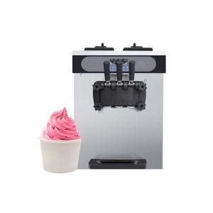 China 3 Flavor Soft Ice Cream Machine Frozen Yogurt Machine 25L/H LCD Display wholesale