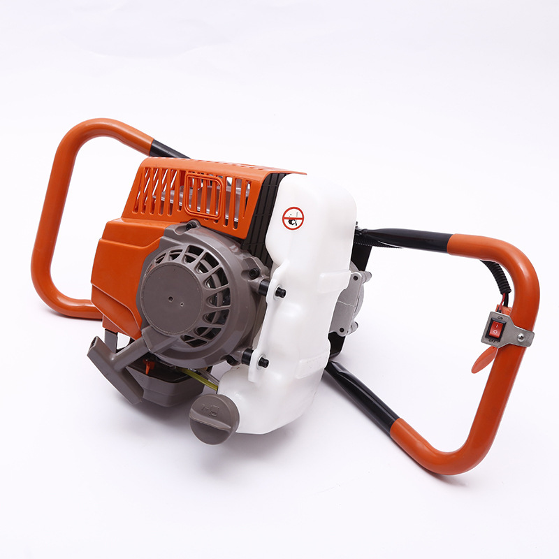 Handheld Deep Ground Digging Machine 2 Stroke 52cc Ground Auger For Drill