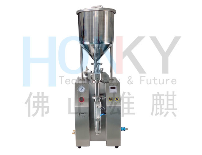 Semi Auto 1800 BPH Pneumatic Paste Filling Machine For Gel Syringe