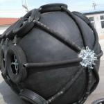 ISO17357 1:2014 Pneumatic Inflatable Rubber Fender 3.3*6.5M 80kPa For STS