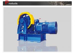 China Safety Geared Traction Machine For Home Traction Unit With Plate Brake wholesale