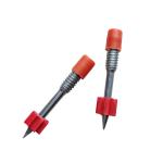 Steel Powder Actuated Fasteners M1/4"-14UNC Thread Drive Pins With Cap