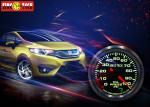 Universal Electric Oil Pressure Gauge / Racing Car Meter 7 Color Backlight