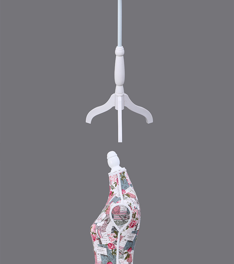 Factory direct sales foam cloth female model clothing display props bust printed linen cloth pin-inserable cloth
