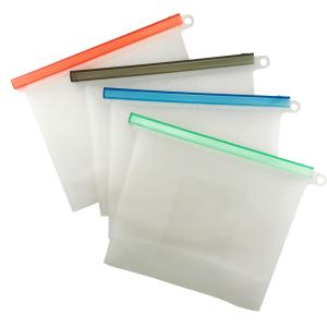 China Reusable Silicone Insulated Freezer Airtight Fresh-keeping Leak-proof Food Bags wholesale