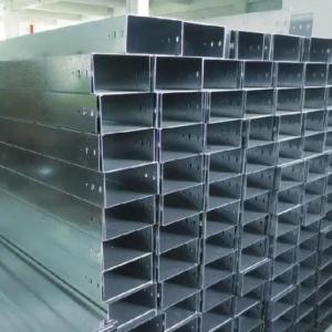 China Anti Alkali Metal Cable Tray Totally Enclosed Galvanised Cable Trunking on sale