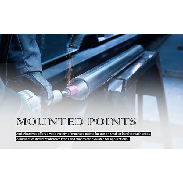 Aluminum Oxide Cylindrical Grinding Head Abrasive For Rust Removal