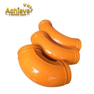 China Twin Wall Concrete Pump Bend Pipe Elbow For Pm Sany Zoomlion 67 HRC wholesale