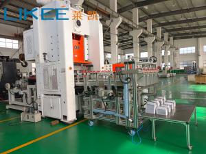 China 27KW 0.8Mpa Automatic Aluminum Foil Container Machine Long Lifetime wholesale