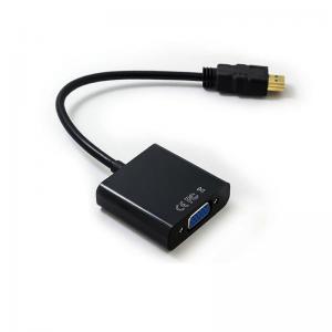 China 720p 1080p HD HDMI TO VGA Adapter With Audio Cable Computer To Monitor Converter on sale