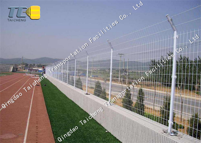 Pvc Coated Welded Wire Fence High Speed Protection Net Corrosion Resistance