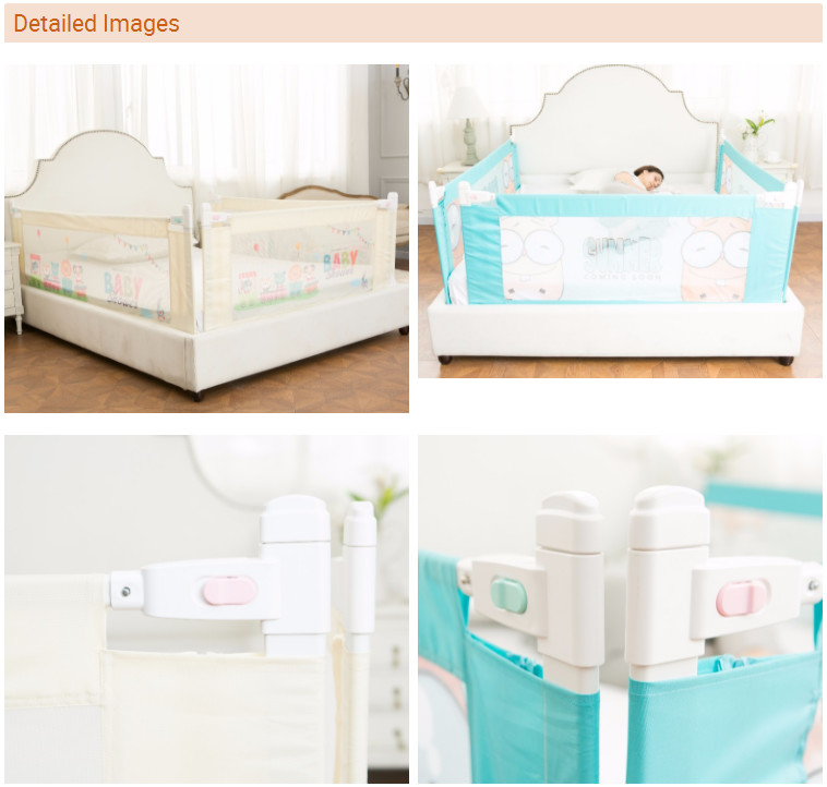 Baby Safety Adjustable Protective Bed Guard Rail Fence Baby Safety Bed Rail Guard