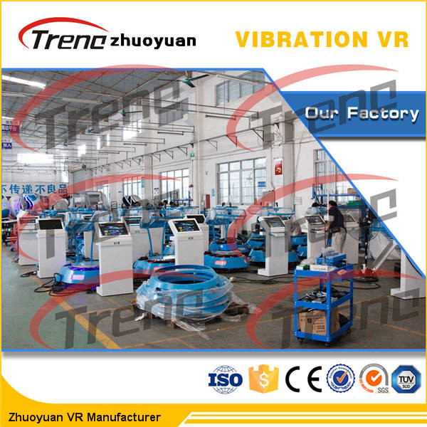 Amusement Park Vibrating VR Simulator With Roller Coaster Game And Vibrating Effect