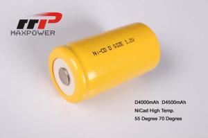 China 1.2v Annunciator Sub C NICAD Batteries D4500mAh , Flat Battery Pack wholesale