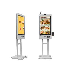 China Self Ordering Kiosk in Restaurant Cash POS Order Number Wall-mounting Information Kiosk wholesale