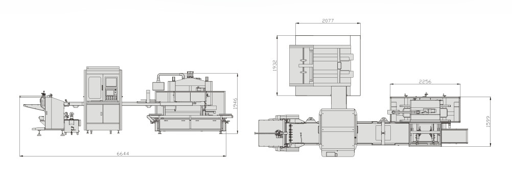 Fully Automatic Rigid Paper Chocolate Box Machine Cardbaord Size 750X450mm