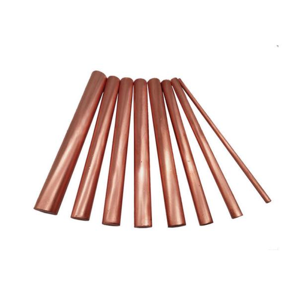 Cu Min 99% Length 1-6m or as Requirement Copper Rods Rolls Bars Affordable
