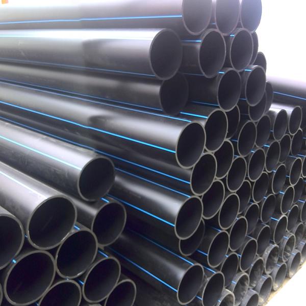 Large Diameter Hdpe Water Supply Pipe Can Be Customized Tap Water Pipe Directly Buried Black Water Supply Plastic Pipe