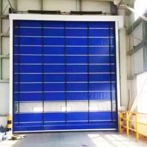 China PVC Stacking Garage Doors Fast Rolling Shutter Industrial Folding Door wholesale