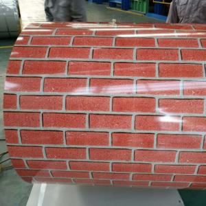 China ASTM A755 PPGI Coil Printed Red Brick Prepainted Gi Steel Coil wholesale