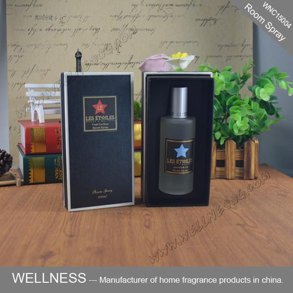 Portable Room Fragrance Spray , Christmas Fragrance Room Spray In Round Glass