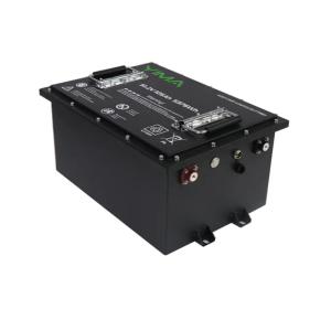China 80Ah Metal Shell Golf Cart Lithium Battery Pack Replacement For Car Sightseeing Bus wholesale