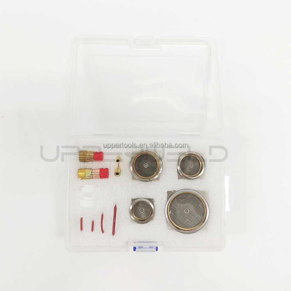 OBM Customized WP-17/18/26 TIG Welding Torch Accessories Champagne Clear Nozzle Wedge Collet Gas Lens