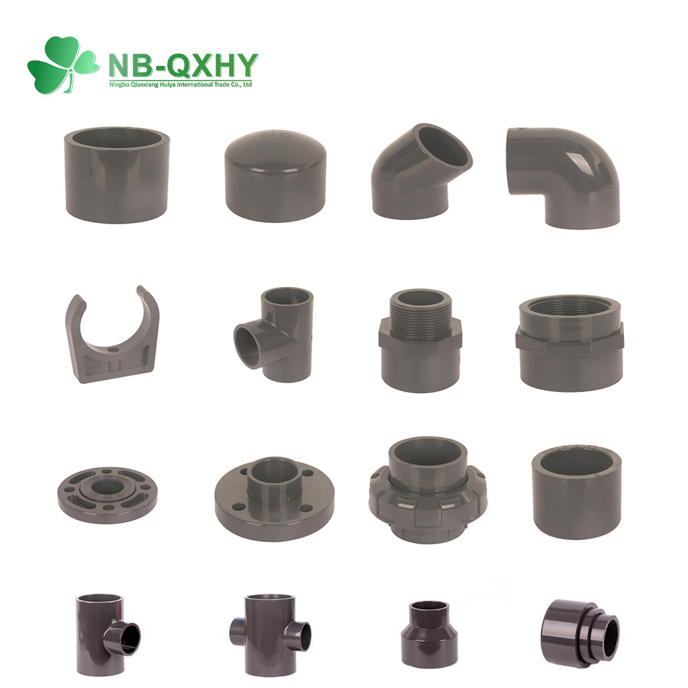 DIN Standard UPVC Pipe Fittings PVC Female Coupling Adapter