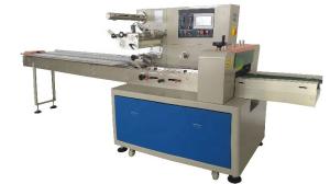 China Professional Manufacturer Heat Sealer Package PLC Servo Motor Food Flowing Wrapping Machine wholesale