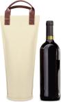 Single Wine Gift Tote Bag, Insulated Padded Thermal Wine Bottle Carrying Cooler