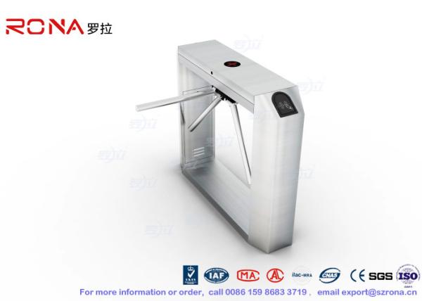 Semi Automatic Access Control Barriers Turnstile Gate Stainless Steel For Public