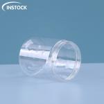 4oz 8oz PET Round Plastic Bottle For Food Storage And Cosmetic Cream