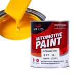 Thermosetting High Gloss Solid Car Body Filler Hardener 2K Yellow acrylic spray