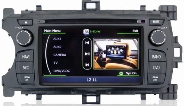 Ouchuangbo audio radio sat navi kit for Toyota Yaris 2012 S100 Platform with 3G