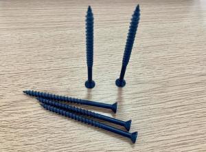 China 10g X 80mm Purlin Chipboard Screws #2 Square Drive With 4 Ribs Under Head wholesale