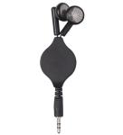 Freeuni Promotional Portable 3.5MM Stereo push button Retractable ear buds