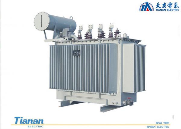 Quality 10 - 35 KV Oil Immersed Distribution Transformer 20 KV Three Phase Copper Winding for sale