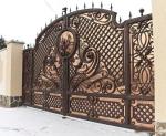 Outside House Main Door , Galvanized Wrought Iron Gate New Design