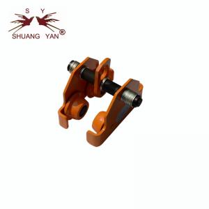 China H Beam Electric Hoist Trolley , Steel Beam Trolley Manua  Suspension Adjustable wholesale