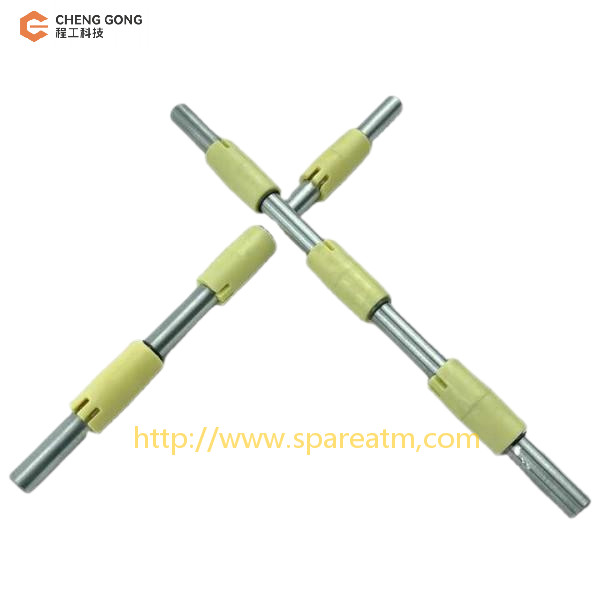 445-0602916 4450602916 NCR Yellow Tension Shaft Assembly ATM Spare Parts